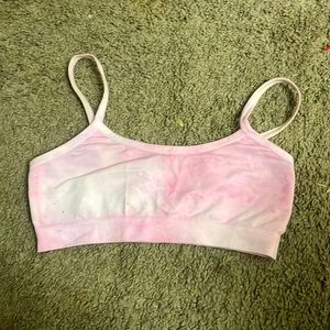 Tie-die bra